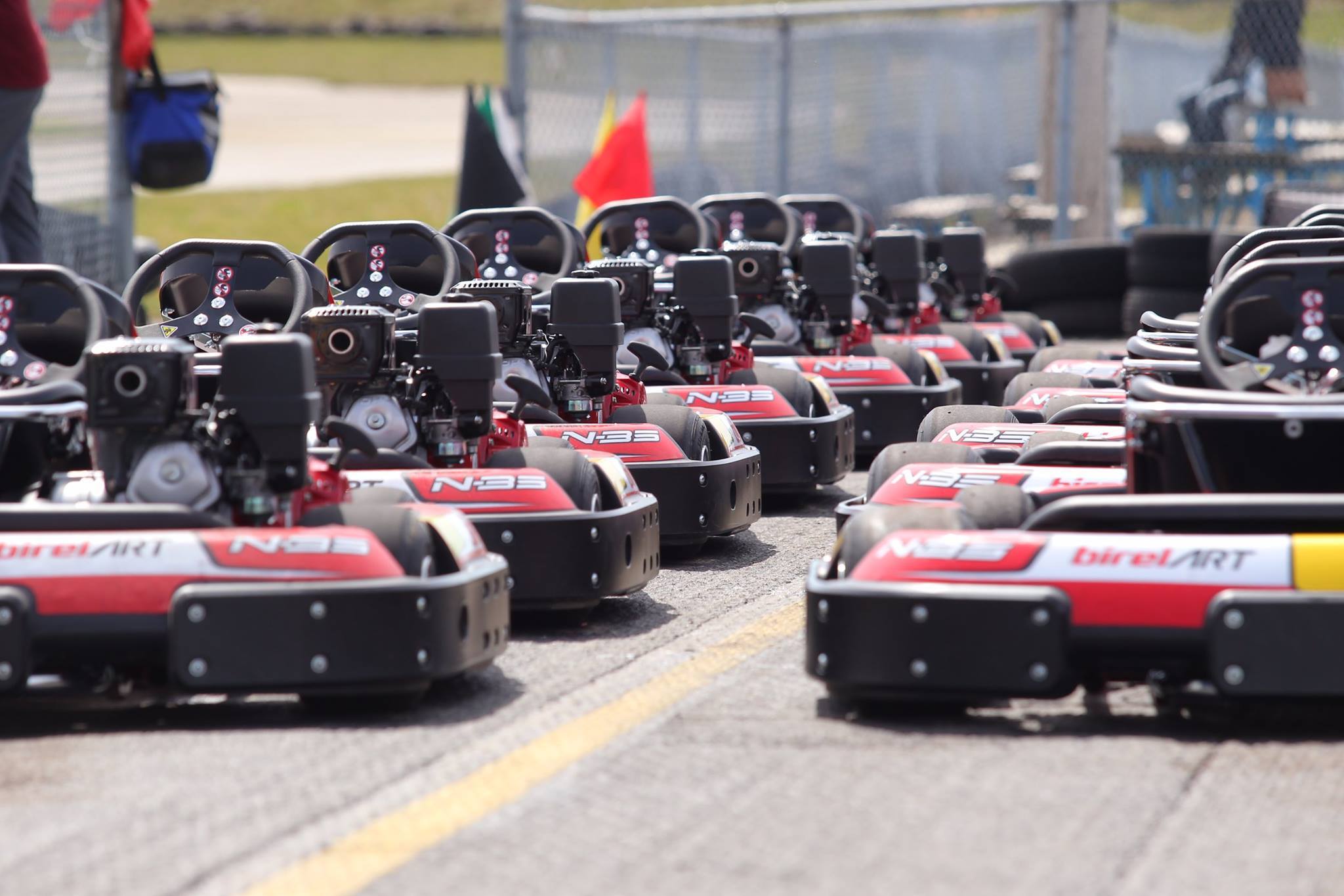 Picture of go-karts at the Canadian Mini Indy