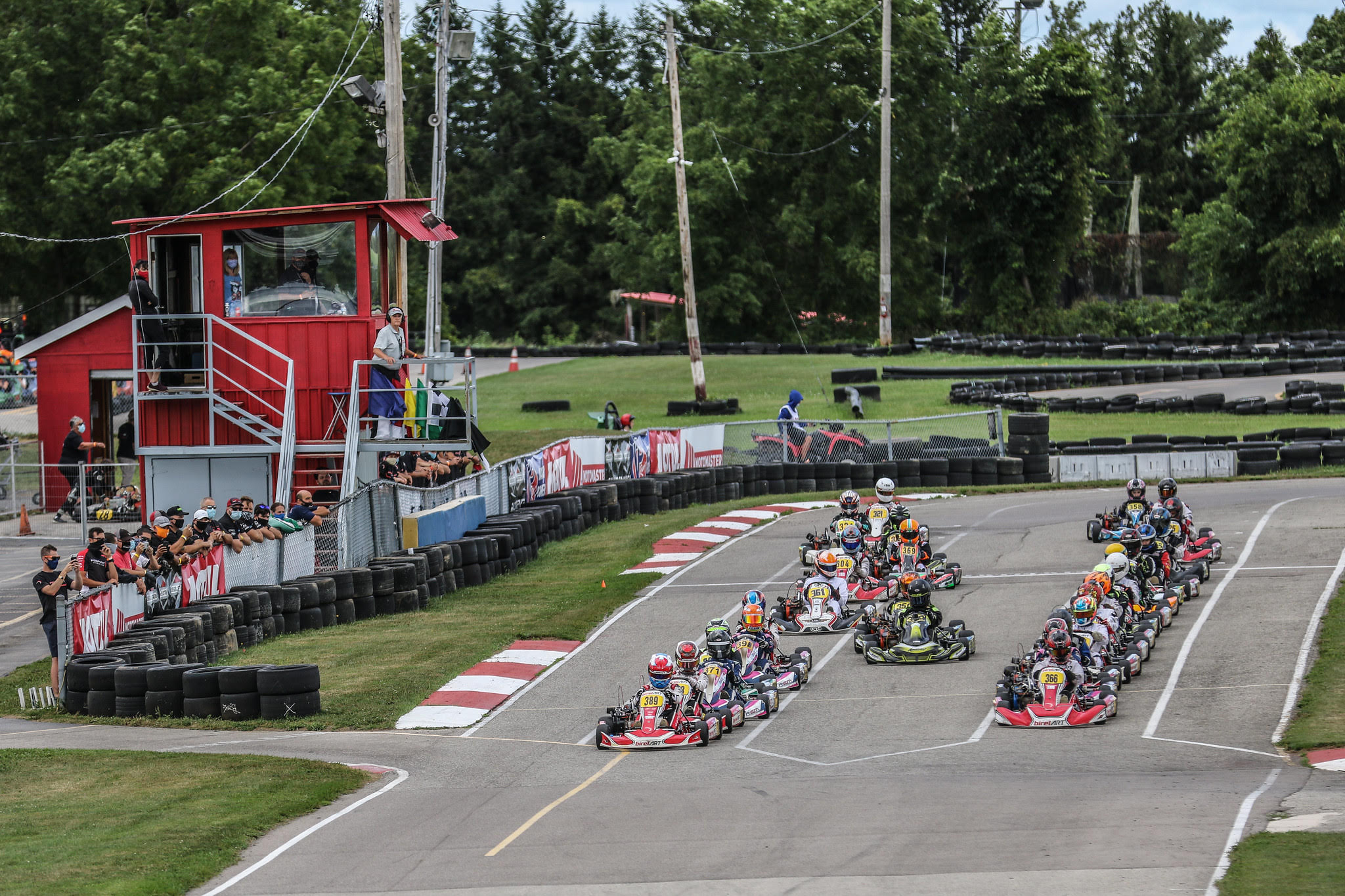 Photo from Round 1 of the 2021 Motomaster Ron Fellows Karting Championship (MRFKC) at Canadian Mini Indy Hamilton on July 17 & 18